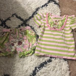 Girls mustard pie outfit